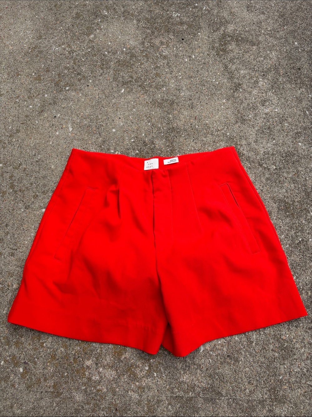 a new day Red High-Waist Tailored Bermuda Shorts